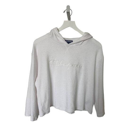 Vilebrequin Chalk Terry Logo Hoodie Cover-Up - Picture 4 of 6
